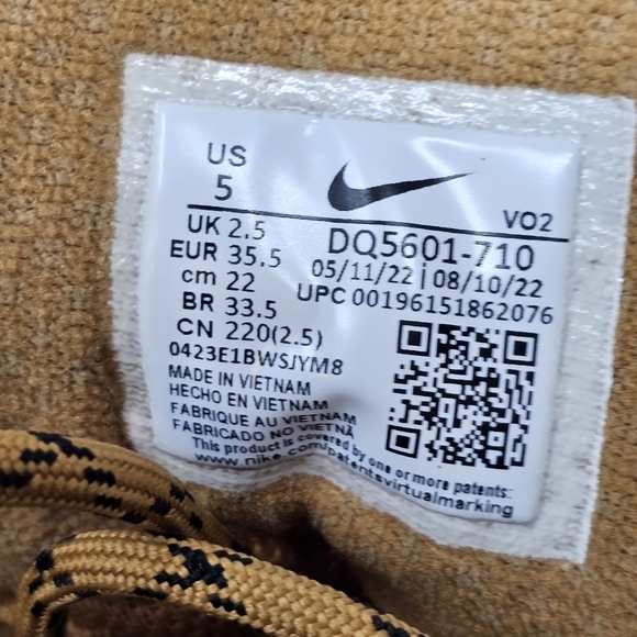 New Nike City Classic Boot Wheat Brown Sneaker‎ Shoe DQ5601-710 Women's Size 5. - Picture 4 of 9